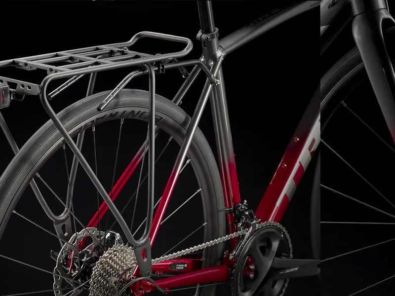 Trek Domane Al 5 Road Bike in Lithium Grey Crimson-1